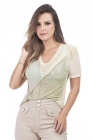 T-SHIRT KÍMIKA EM TULE VERDE