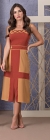 VESTIDO MIDI KÍMIKA FEITO EM TENCEL