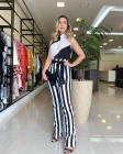 CONJUNTO KÍMIKA COM CALÇA SKINNY EM BENGALINE E BLUSA EM CREPE OPACO