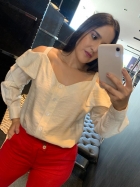 CAMISA KÍMIKA COM OMBRO VAZADO OFF WHITE 08806.