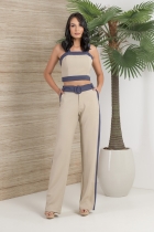 CONJUNTO KÍMIKA CALÇA EM TENCEL AZUL.