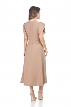 CONJUNTO KÍMIKA SAIA MÍDI FEITO EM CREPE VERDE.