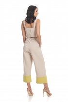 CONJUNTO KÍMIKA CALÇA PANTACOURT BEGE.