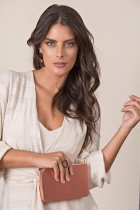 VESTIDO MÍDI KÍMIKA TRANSPASSADO PALHA