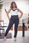 CONJUNTO KÍMIKA DE CALÇA TRICOLOR