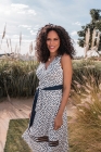 VESTIDO MÍDI KÍMIKA COM DETALHES BRANCO