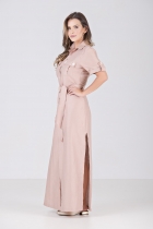 VESTIDO LONGO KÍMIKA LINHA ECO ROSE.