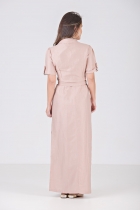 VESTIDO LONGO KÍMIKA LINHA ECO ROSE.